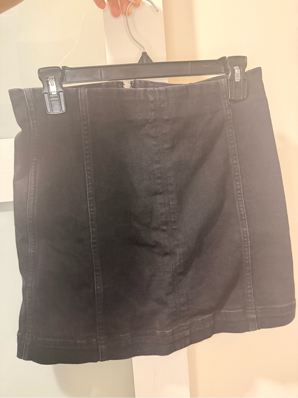 wild fable Black Denim Mini Skirt